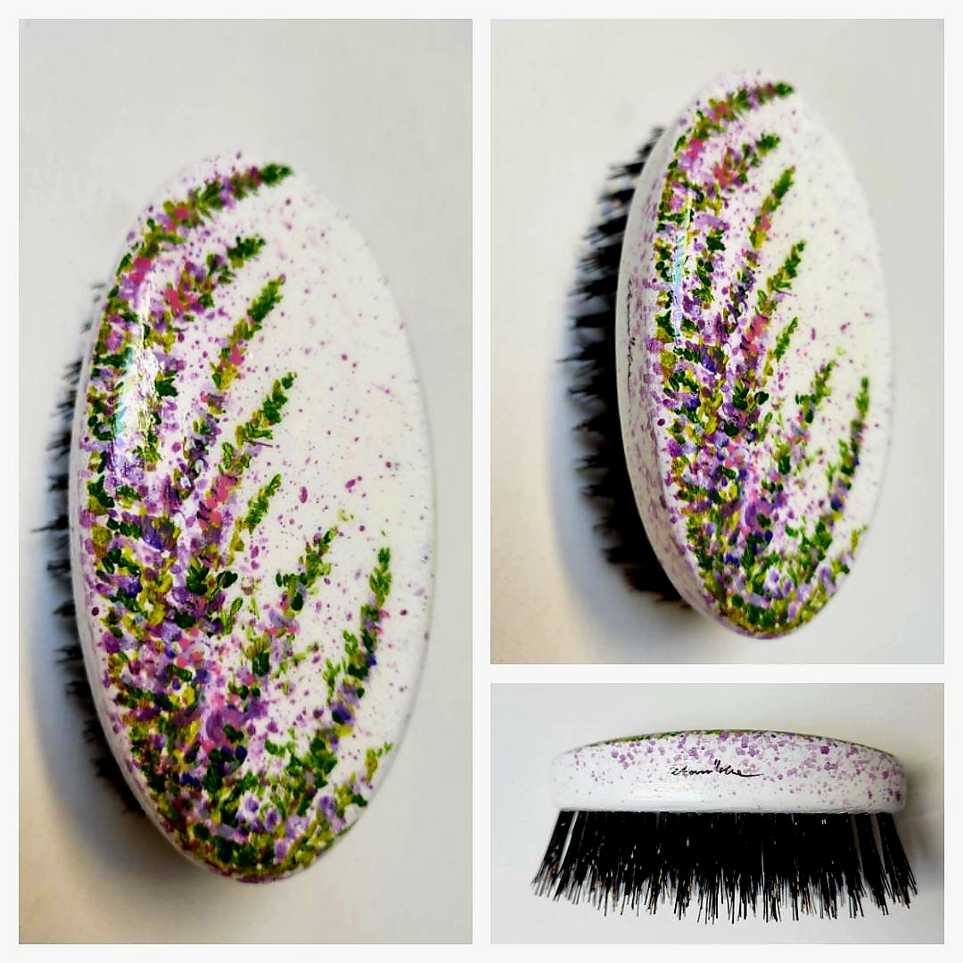 Szczotka do włosów torebkowa Wrzosy