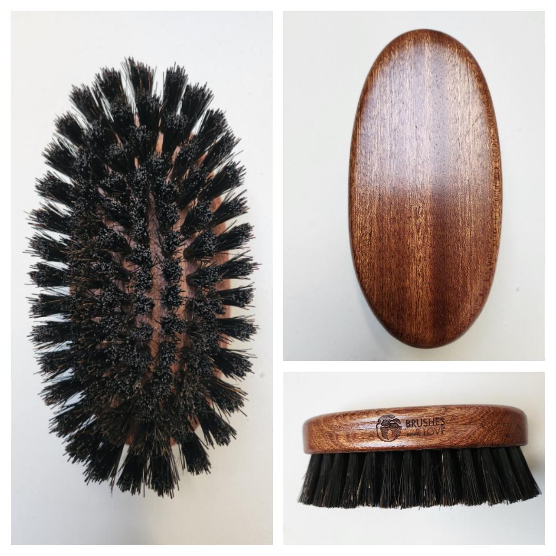 Szczotka do intensywnego masażu ciała Mahoniowa