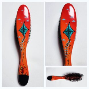 Szczotka do włosów średnia Latawiec