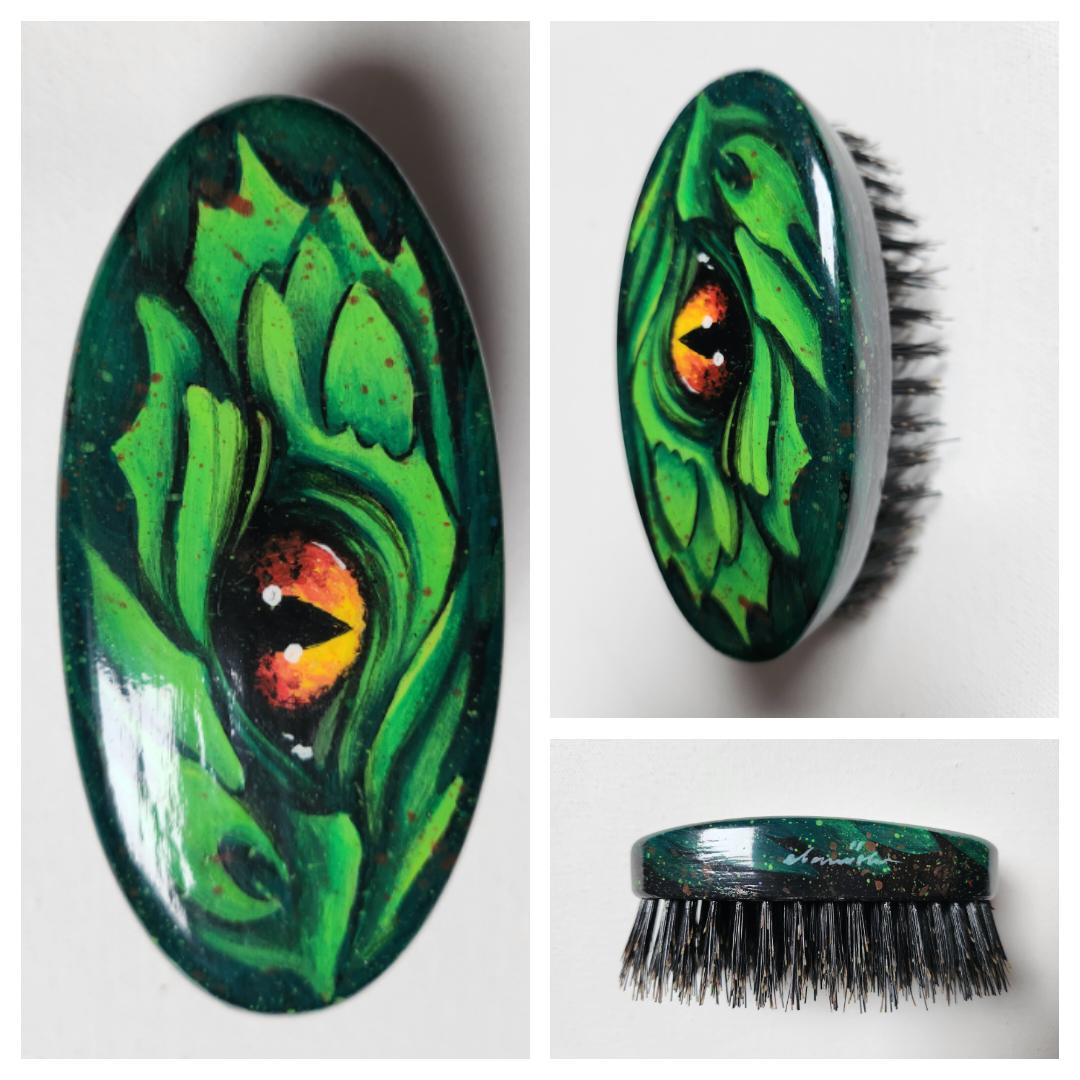 Szczotka do włosów torebkowa Oko smoka