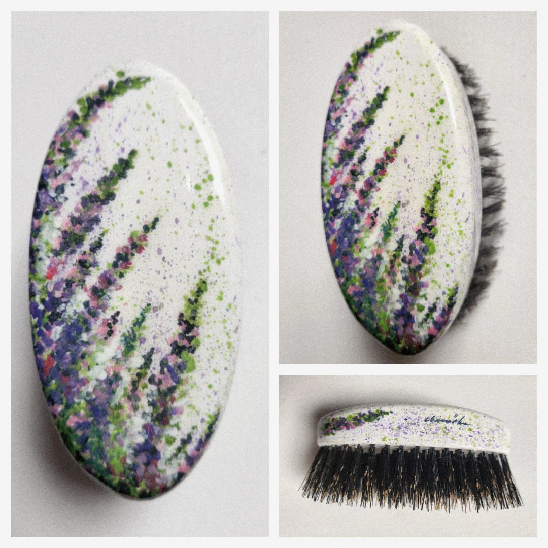 Szczotka do włosów torebkowa Wrzos