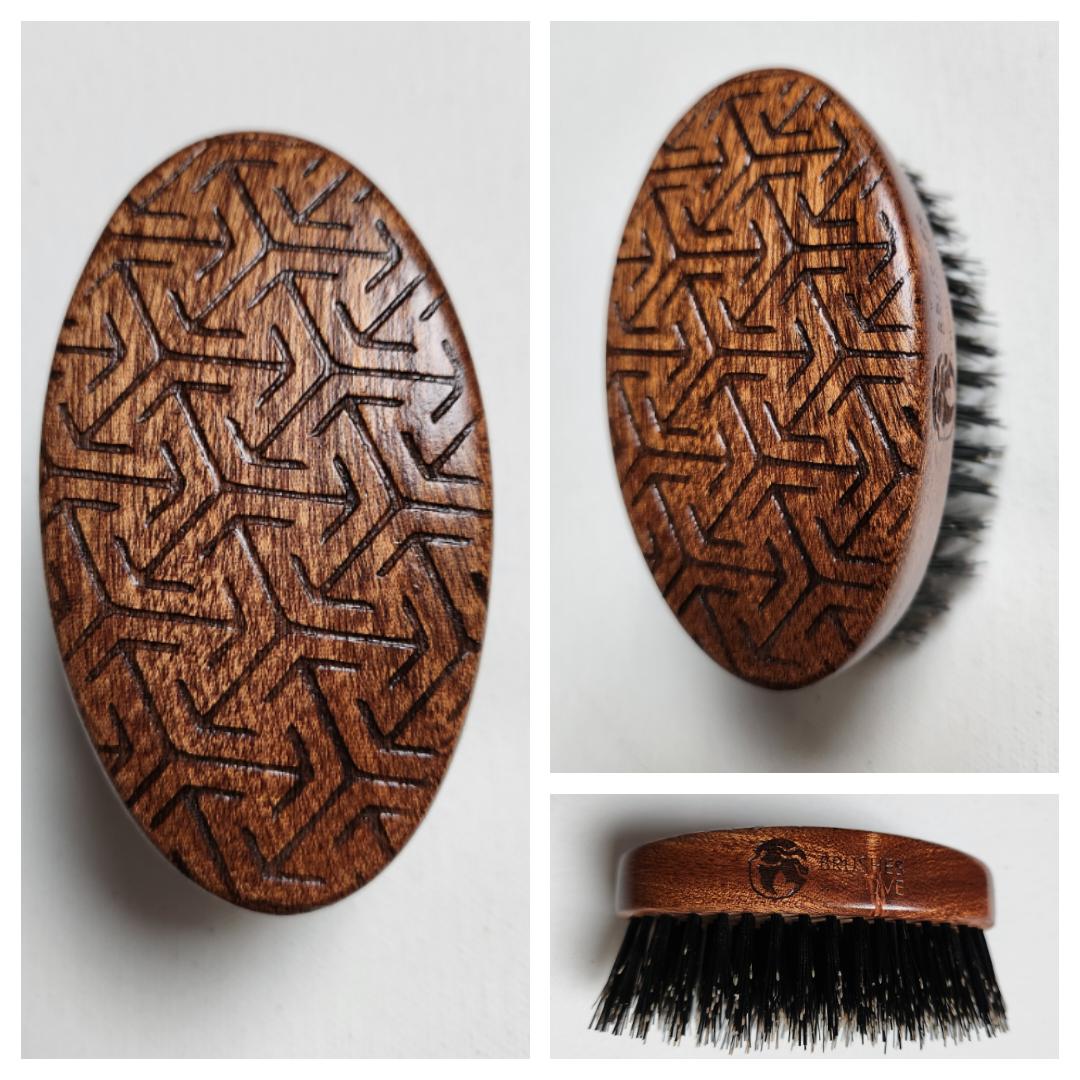 Szczotka do brody duża Heksagon