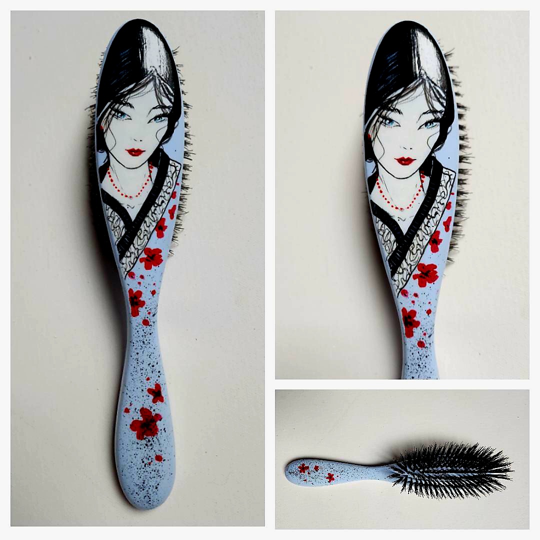 Szczotka do włosów średnia Elegancja