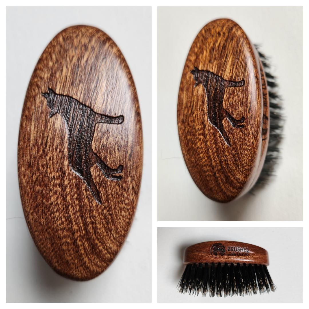 szczotka do brody mała wilk