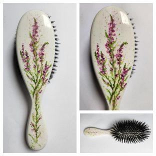 Szczotka do włosów duża Wrzos