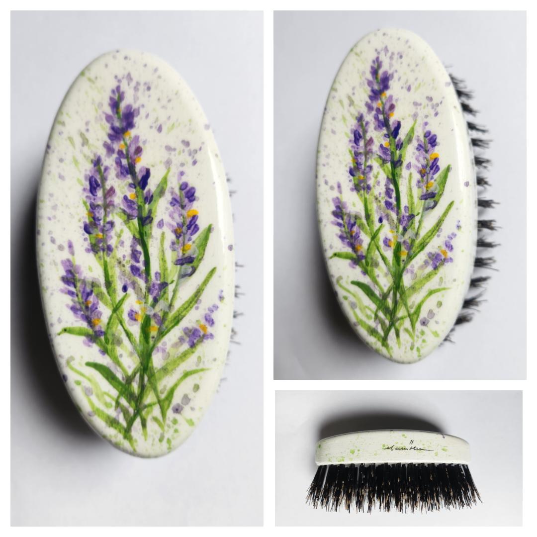 Szczotka do włosów torebkowa Lawenda