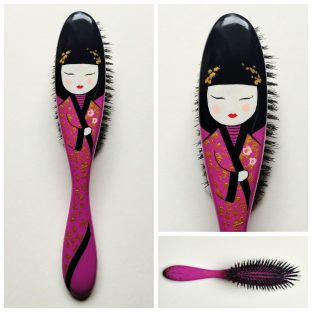 Szczotka do włosów średnia Kokeshi